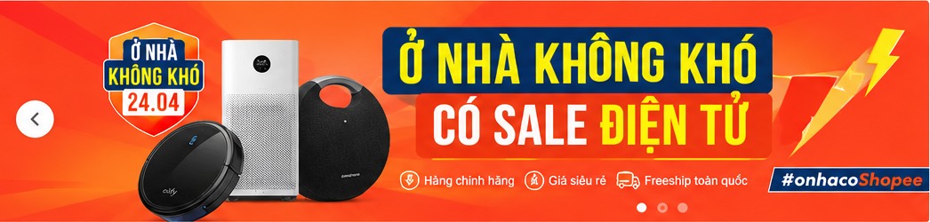 Mega electronics sale banner